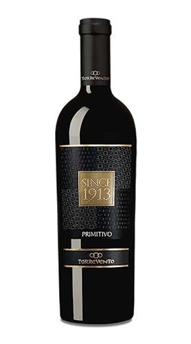 Vino Primitivo Rosso Puglia IGT "Since 1913" Torrevento 2017