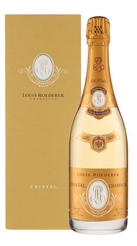 Cristal Champagne AOC Brut Roederer 2012 con Confezione