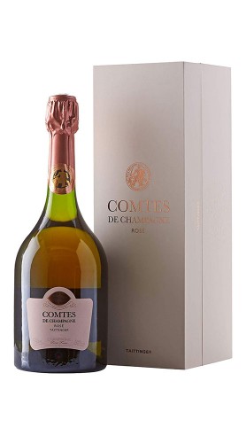 Champagne Rosé Brut Comtes de Champagne Taittinger 2007 con confezione