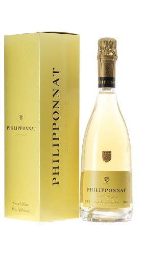 Champagne Extra Brut Grand Blanc Philipponnat 2008 con confezione