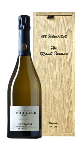 "Les Blanchiens" Champagne 1er Cru Roger Pouillon 2013 Magnum con Box di Legno