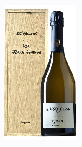 "Les Valnons" Champagne Grand Cru Roger Pouillon 2013 Magnum con Box di Legno