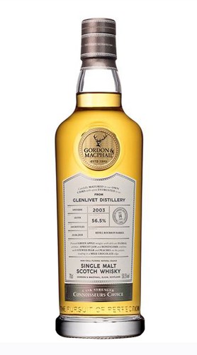 Glenlivet Connoisseurs Choiche Single Malt Scotch Whisky Gordon & Macphail 2003