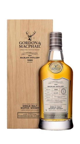 "Balblair 1989" Single malt Scotch Whisky CC Gordon & Macphail 2021