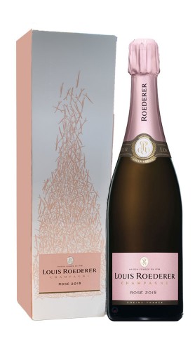 Champagne Rosé Millèsimè Louis Roederer 2015 con confezione