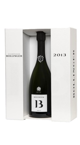 "B 13" Champagne AOC Blanc de Noir Bollinger 2013 con confezione