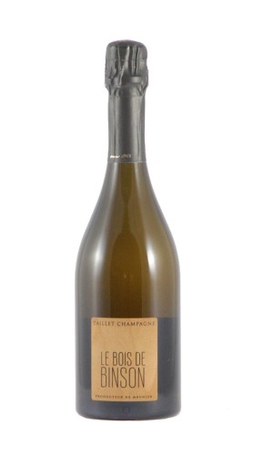 "Le Bois de Binson" Champagne Extra Brut Blanc de Meunier Eric Taillet con confezione