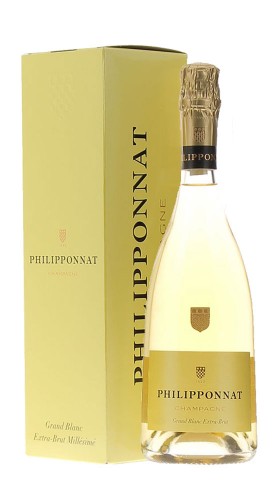Champagne Extra Brut Grand Blanc Philipponnat 2013 con confezione
