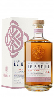 Whisky Le Breuil Single Malt Sherry Oloroso 46% Château du Breuil con confezione