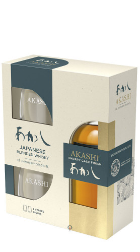 Whisky Blended 'Akashi' Sherry Cask White Oak Distillery - Akashi 50 Cl Astuccio + 2 bicchieri