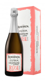 Champagne Rosé Brut Nature Starck Louis Roederer 2015 con confezione