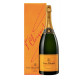 Champagne Brut Carte Jaune Veuve Clicquot Magnum con confezione