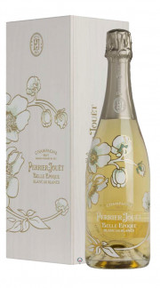 "Belle Epoque" Champagne Brut Blanc de Blancs Perrier Jouet 2012 in Box di Legno