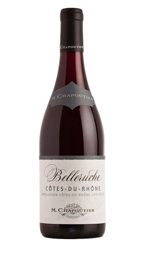 "Belleruche" Cotes du Rhone AOC Rouge Chapoutier Michel 2020 1.5 Lt