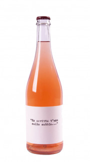 'I wrote I love you on the sand' Sparkling Rosé Wine Le Vigne di San Pietro 2022