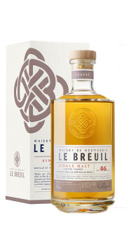 Whisky Le Breuil Single Malt Finition Tourbee Château du Breuil