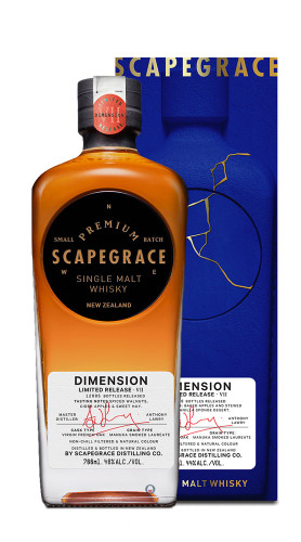 Whisky Single Malt 'Dimension' Limited Release VII Scapegrace Astucciato