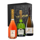 Champagne TOP SELECTION - Taittinger - Franck Pascal - De Sousa in confezione regalo