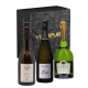 Champagne TOP SELECTION - Taittinger - Leclerc Briant - Fleury in confezione regalo