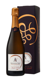 Champagne 'Les Sources du Flagot' AOC Extra-Brut Blanc de Blancs Apollonis-Michel Loriot 2013 Astuccio