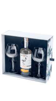'Sir Edmond' Gin Bourbon Vanilla Infused Baron Edmond De Rothschild + 2 Bicchieri