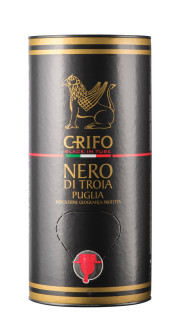 "Terre del Grifo" Nero di Troia Puglia IGP Grifo 2022 - Black Edition Bag in Tube 3l