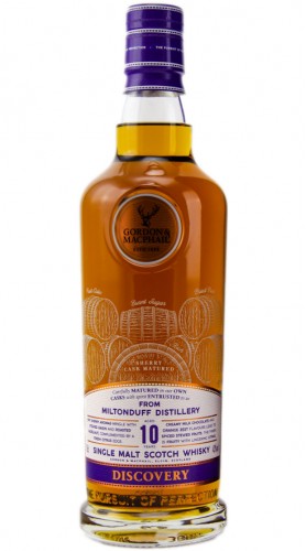 Single Malt Scotch Whisky Discovery Miltonduff 10 Y.O. GORDON & MACPHAIL 10 Anni 70 Cl Astuccio