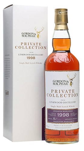 Single Malt Scotch Whisky "Private Collection Linkwood wood finish Cote Rotie" Gordon & MacPhail 1998 70 cl