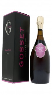"Grand Rosé" Champagne Brut Rosé Gosset con confezione
