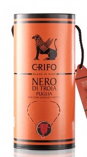 "Terre del Grifo" Nero di Troia Puglia IGP Grifo 2020 - Black Edition Bag in Tube 3l