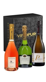 Champagne TOP SELECTION - Taittinger - Franck Pascal - De Sousa in confezione regalo