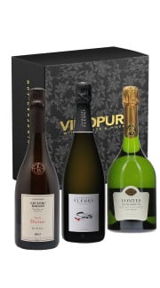 Champagne TOP SELECTION - Taittinger - Leclerc Briant - Fleury in confezione regalo